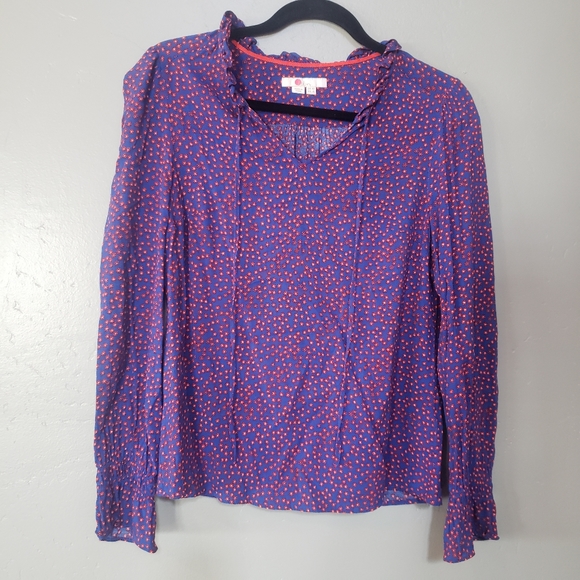 Boden Tops - Boden Melissa Ruffle Neck Blouse